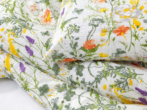 Krepové povlečení akvarelová louka