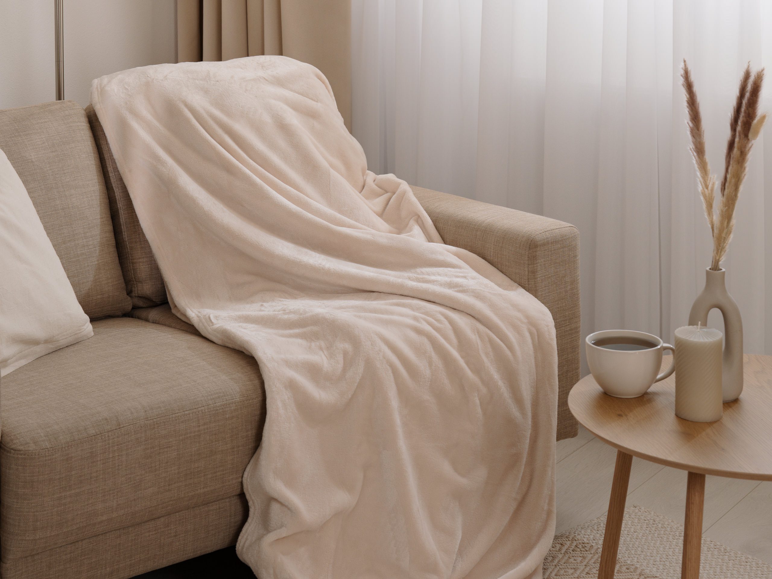 Luxusní deka Mikro LUX béžová 150x200 cm