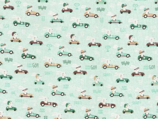 Králičci v závodních autíčkách (1)