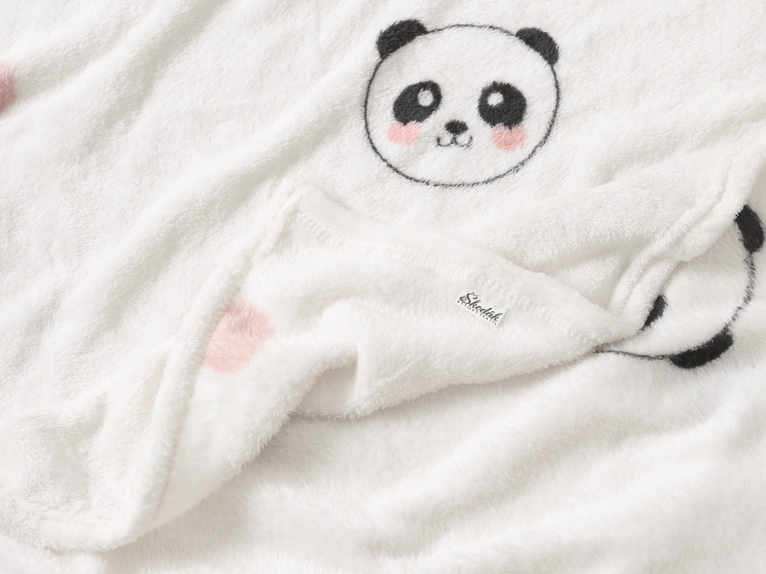 Deka Mikroflanel - panda - 150x200 cm - Obrázek 3