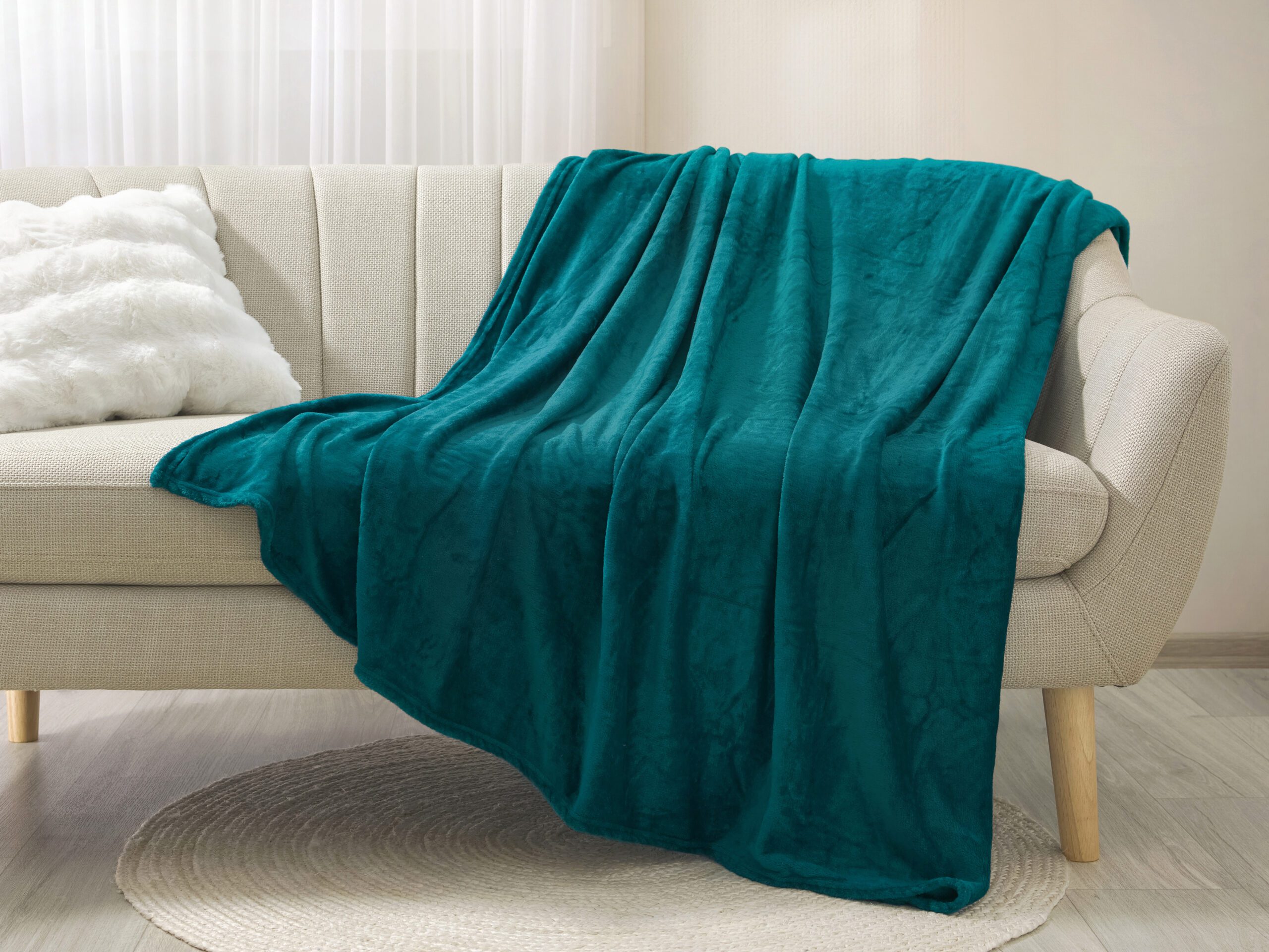 Deka Mikroflanel petrolejová 150x200 cm