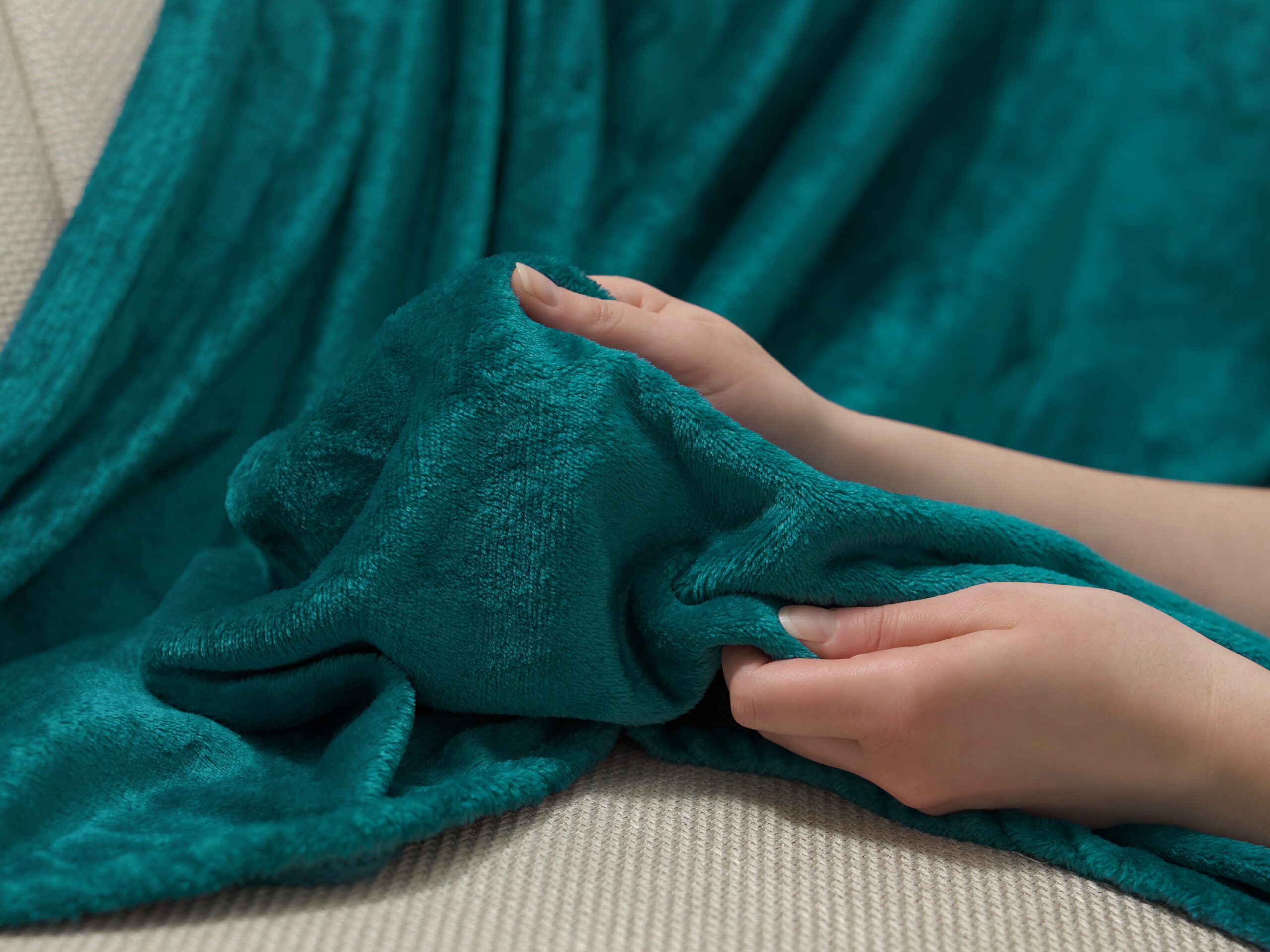 Deka Mikroflanel petrolejová 150x200 cm