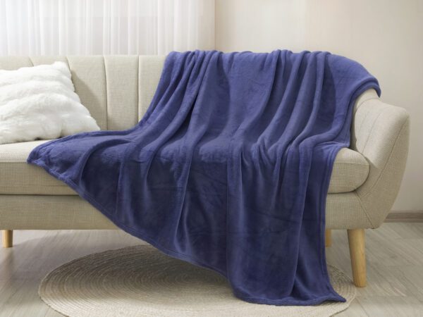 Deka Mikroflanel modrá jeans 150x200 cm