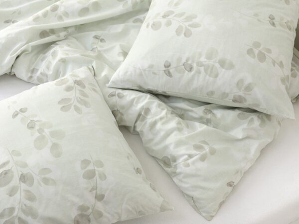 Bavlněné povlečení zelené kvítečka