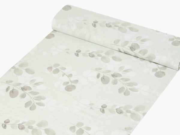 Bavlněná látka zelené kvítečka metráž šířka 145 cm