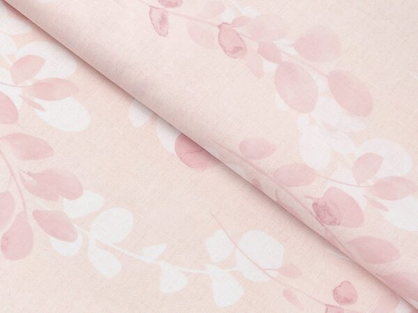 Bavlněná látka růžové kvítečka metráž šířka 145 cm